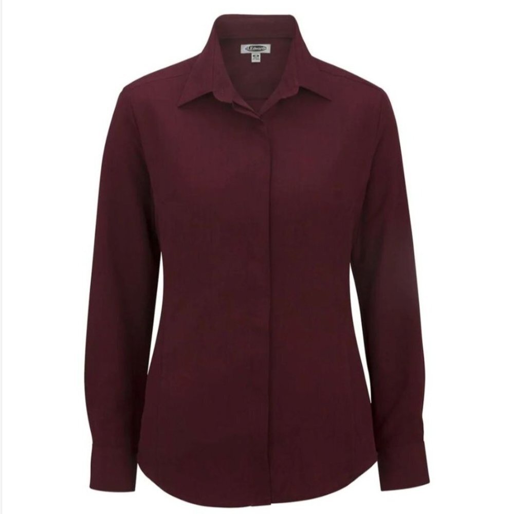NWT Edwards Hospitality Shirts‎ Ladies Batiste Cafe Shirt Size XS